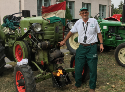 Csorvási gazdanap Hofherr GS-35 veterán traktor - 2018. - foto:Szabó István